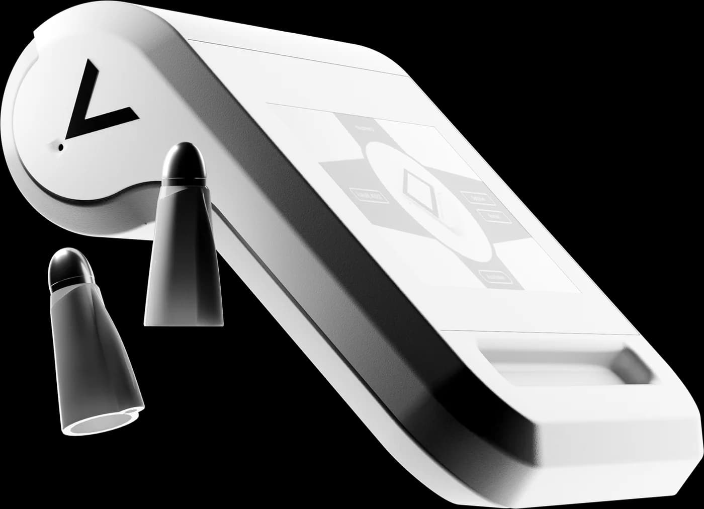 FUTURACONTOUR® Gerät mit Touchpad-Steuerung und Fingeraufsätzen — patentierte Biphoretic-Technologie